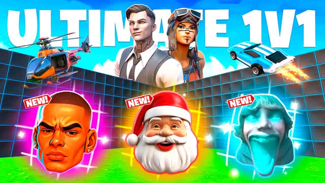 ULTIMATE 1V1 FFA - EVERY GUN AND RIDES