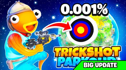 SUPER TRICK SHOT PARKOUR 🎯 EASY