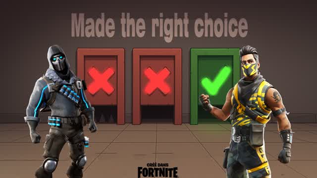 3 choices one chance