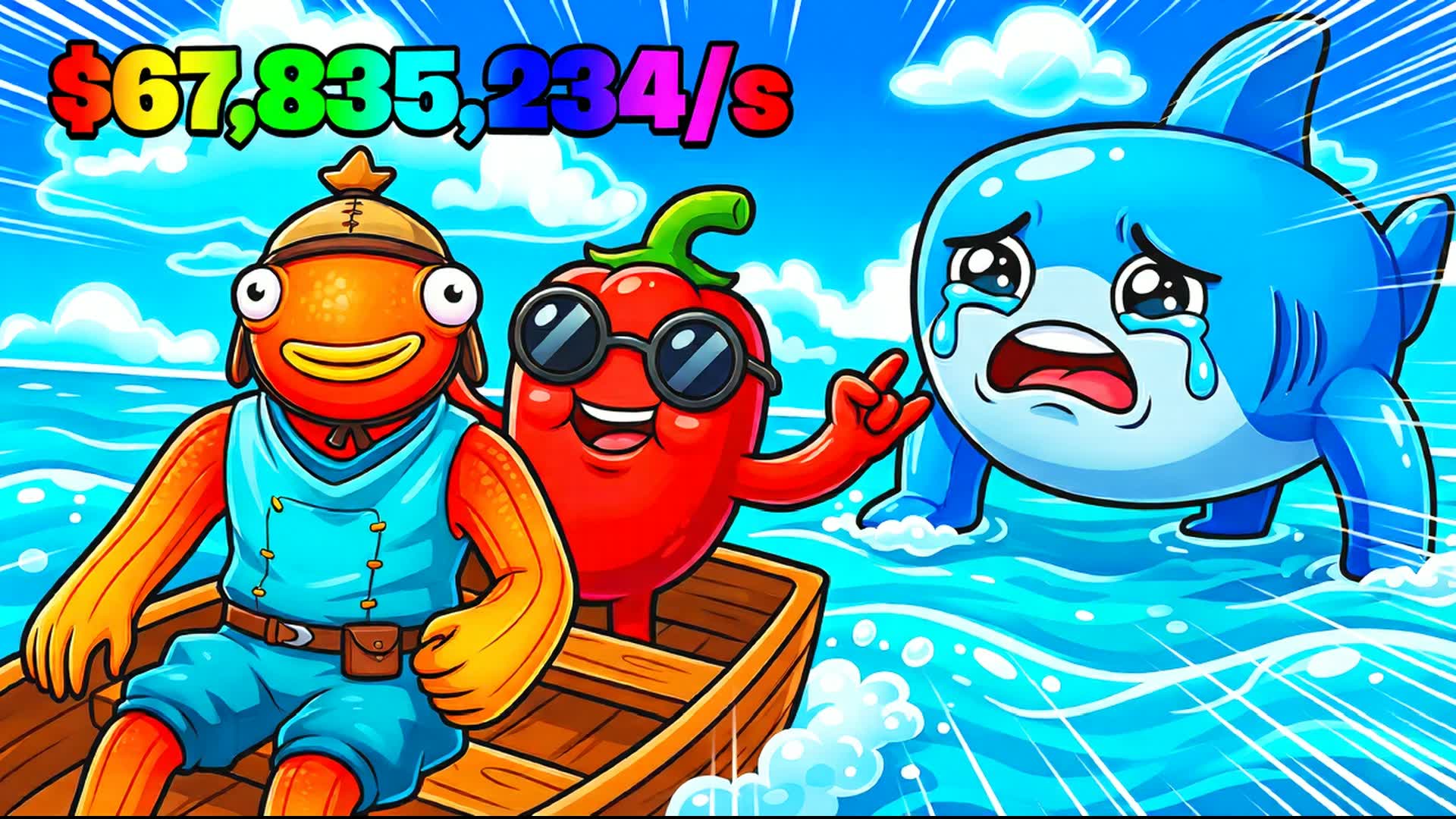 ESCAPE SHARKS FOR BRAINROTS [GAME]