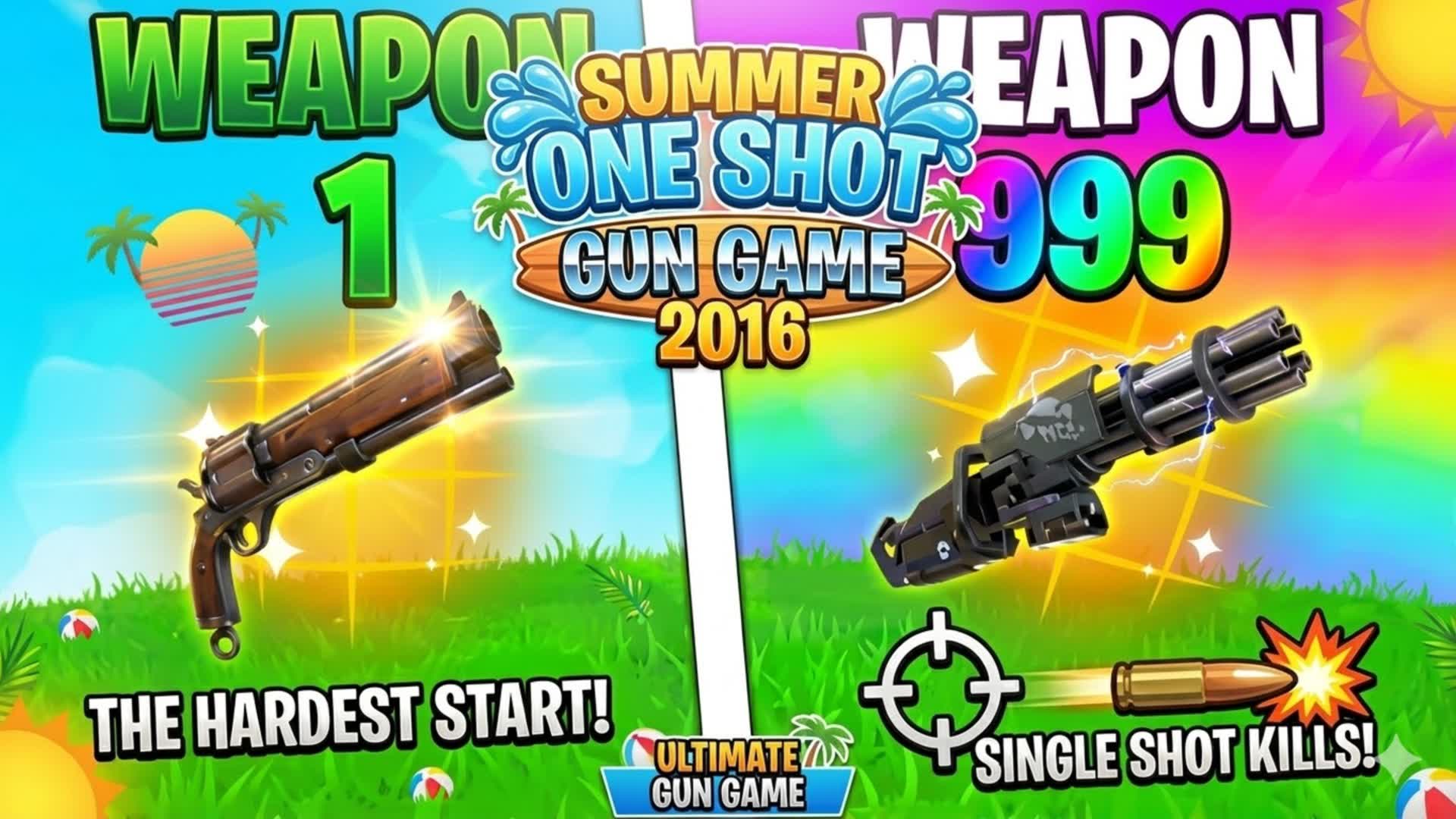 🔫 2016-SUMMER ONE SHOT 🎯 GUN GAME