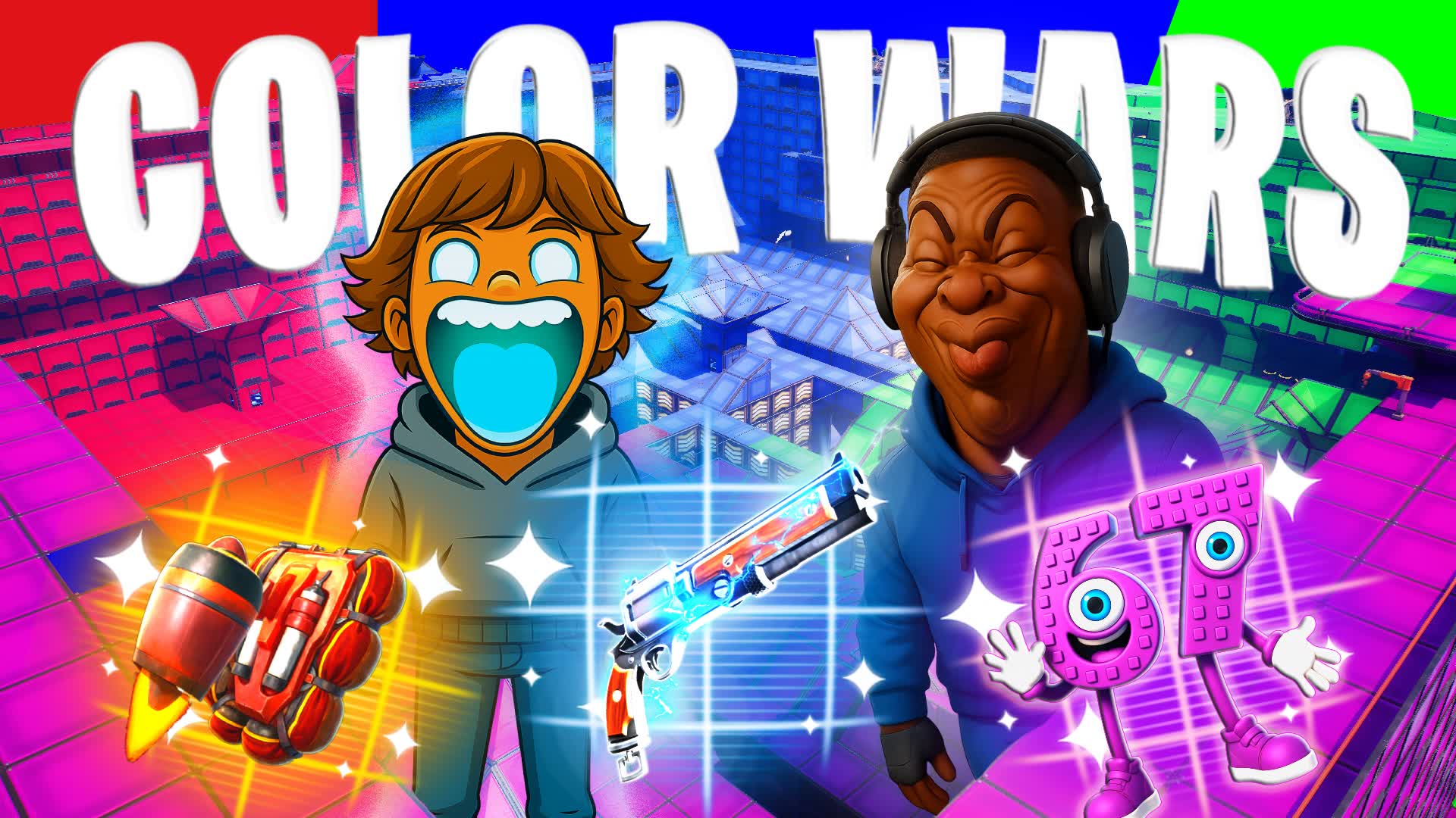 Color Wars WITH EVERY GUN