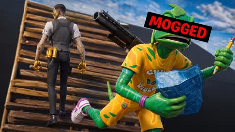 Mogged 1V1 build fight