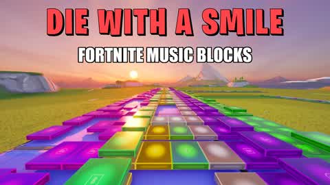 Die With a Smile Music Blocks Cover