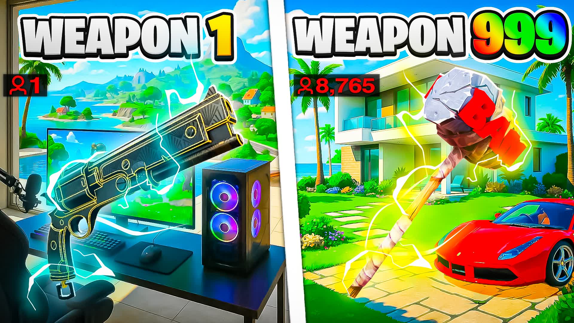 🎮 STREAMER GUN GAME 🎯 ONE SHOT