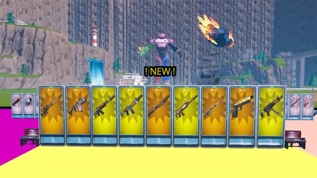🔫 ALL WEAPONS & ITEMS FIGHT MAP 🔫