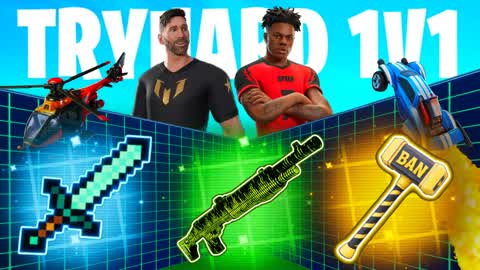 TRYHARD 1V1 WITH EVERY GUN