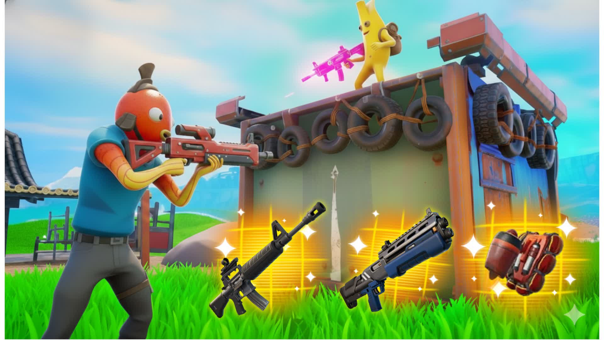 1V1V1 ZERO BUILD REALISTICS PVP 🎯