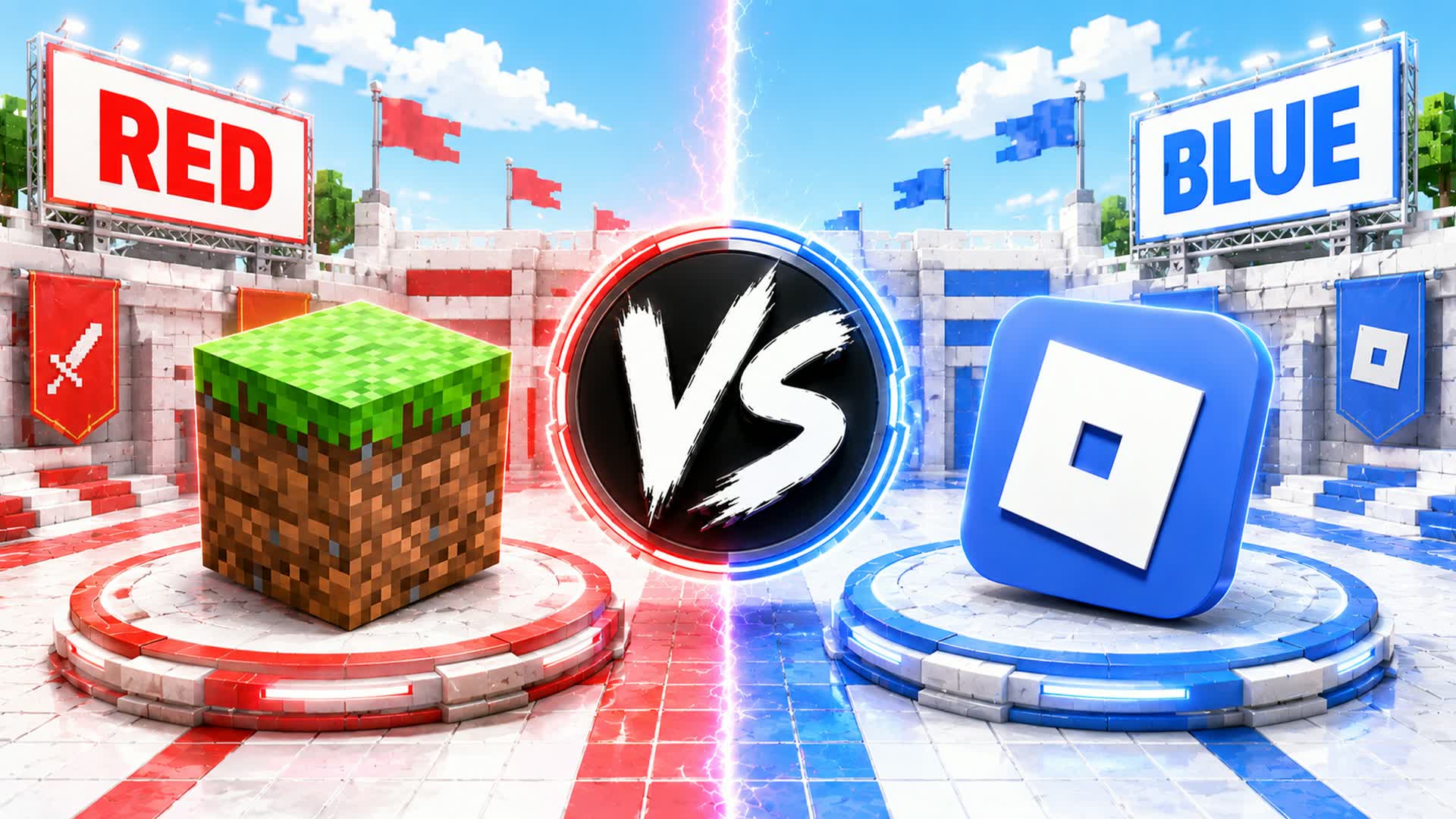 RED VS BLUE 🔵🔴限定