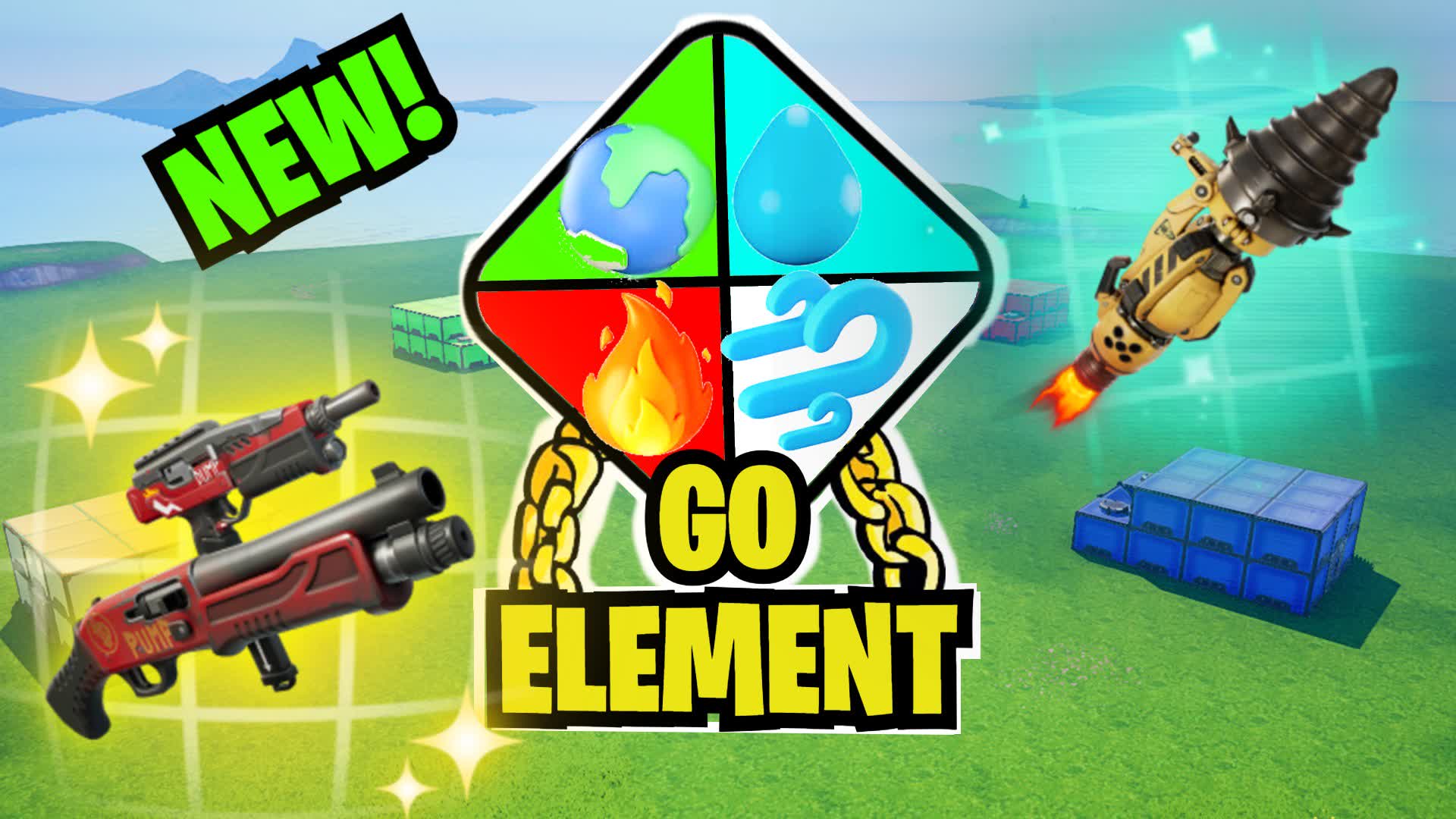 ELEMENT🌊⛰️🔥🌪️ GO GOATED! ZONE WARS