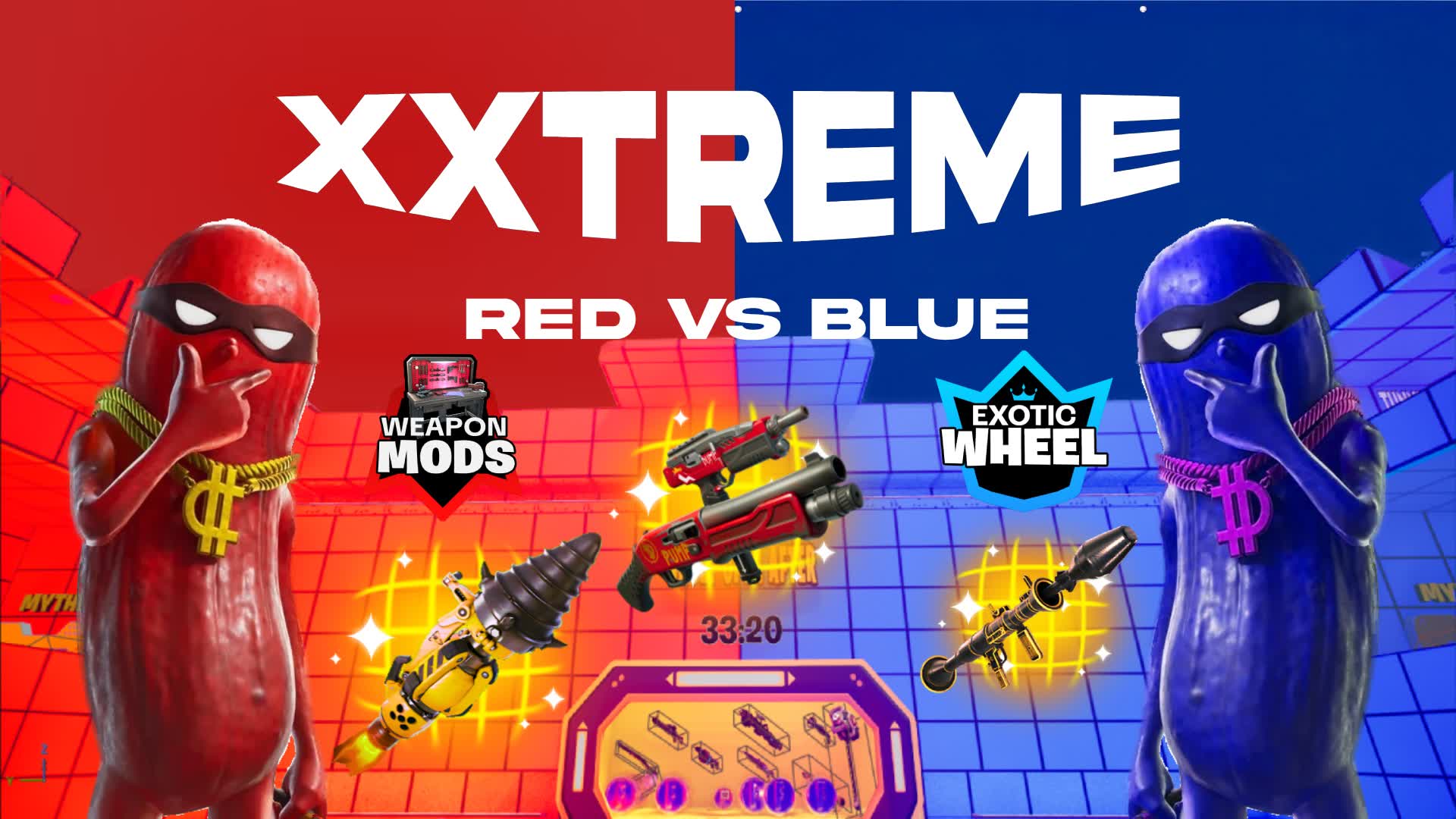 XXTREME RED VS BLUE 🔴🔵