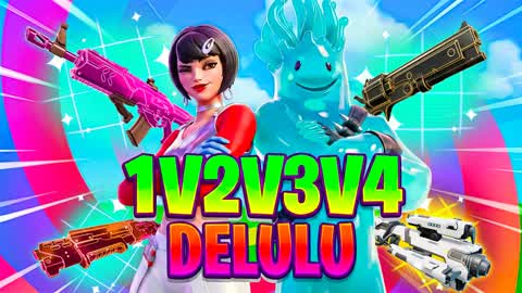 1v2v3v4 1v1 DELULU Free For All