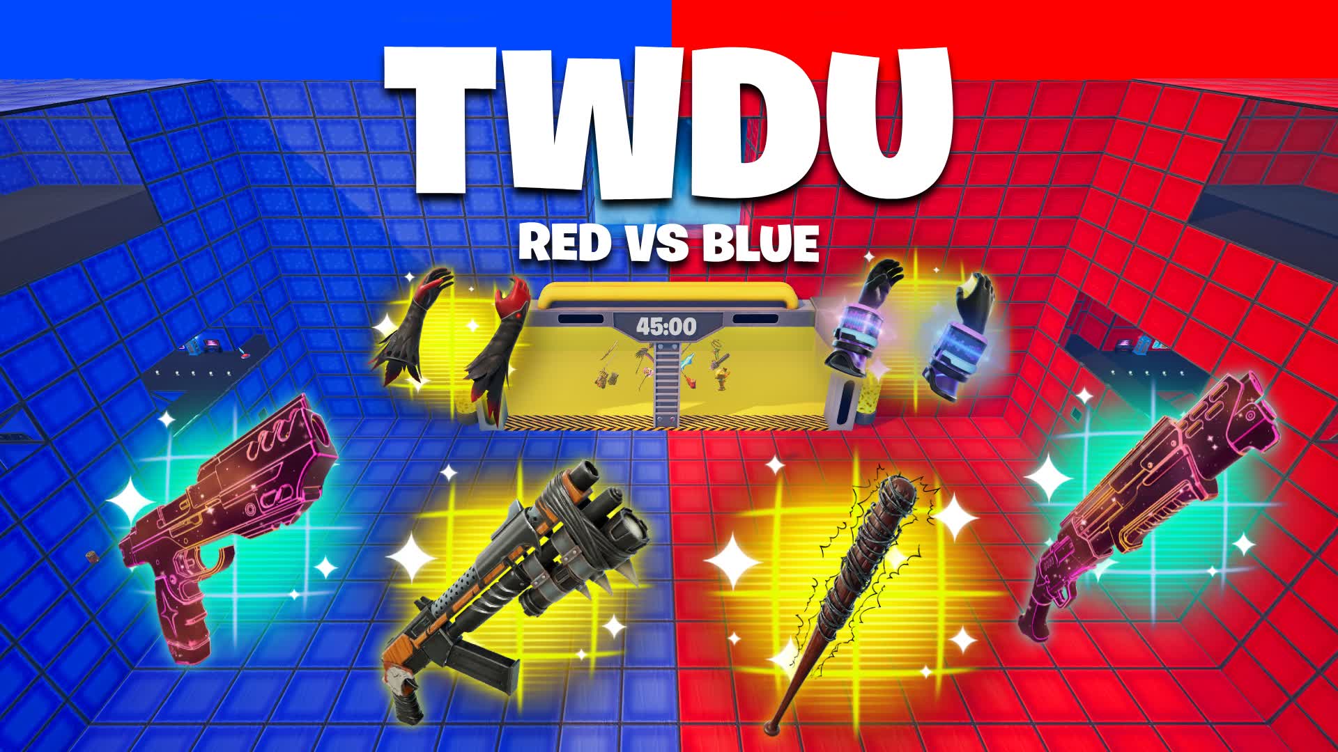 TWDU RED VS BLUE HERO 🔴🔵