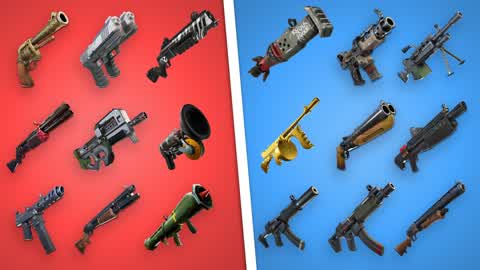 ALL WEAPONS-RED VS BLUE 🔴🔵