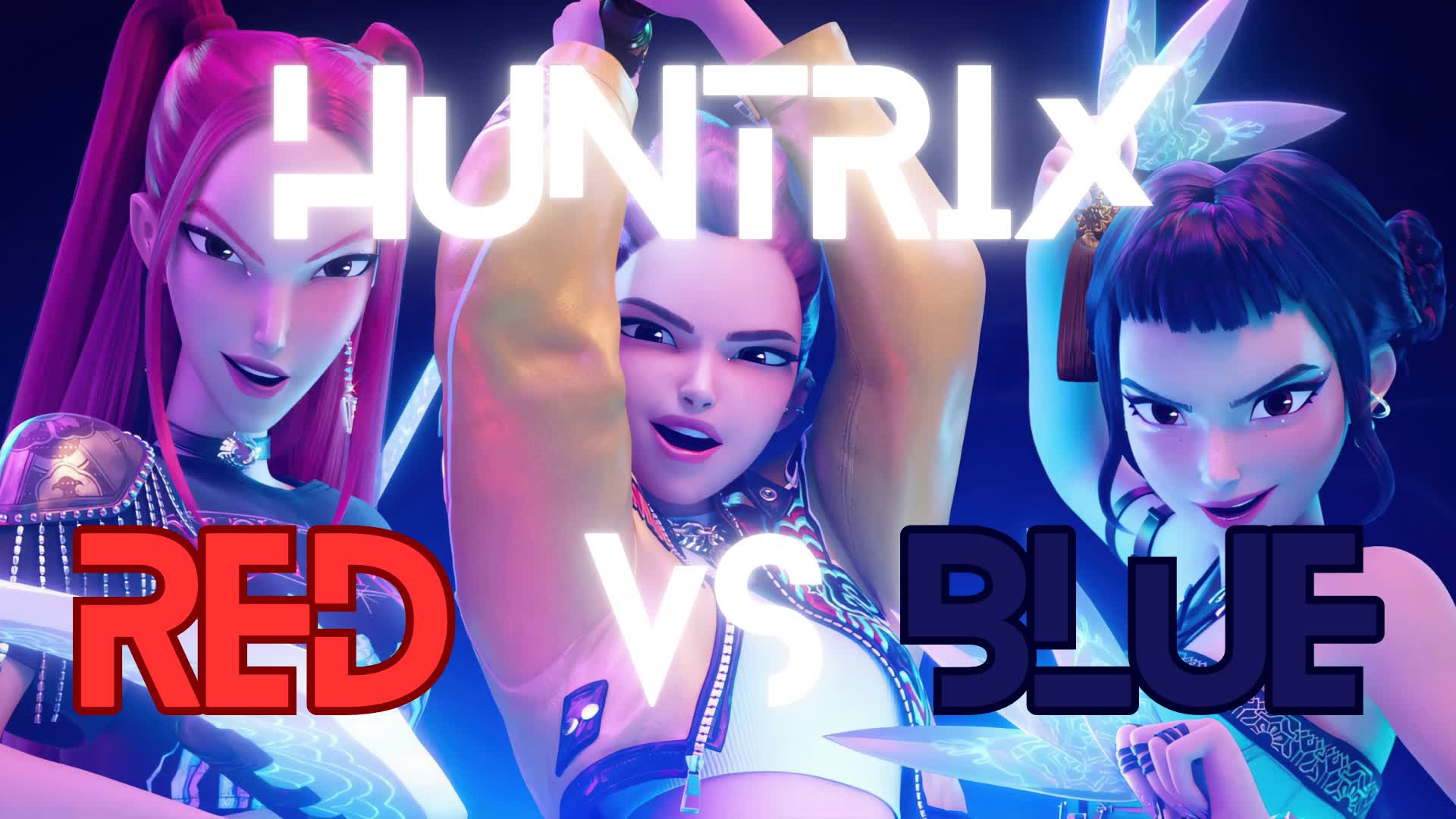 Huntrix KPOP RED VS BLUE