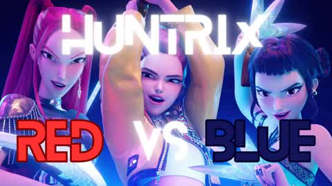 Huntrix KPOP RED VS BLUE