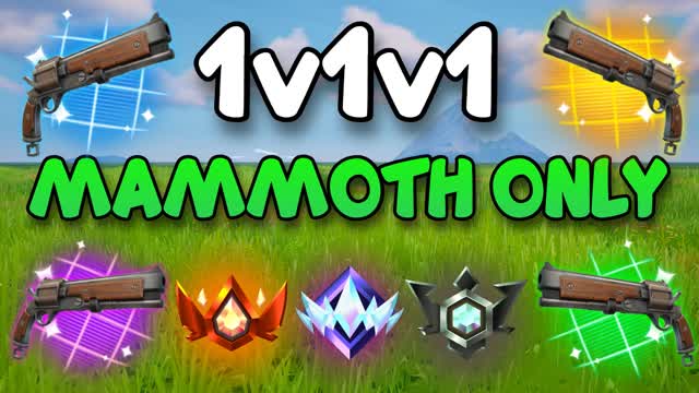 1v1v1 MAMMOTH PISTOL ONLY ONE SHOT PVP !