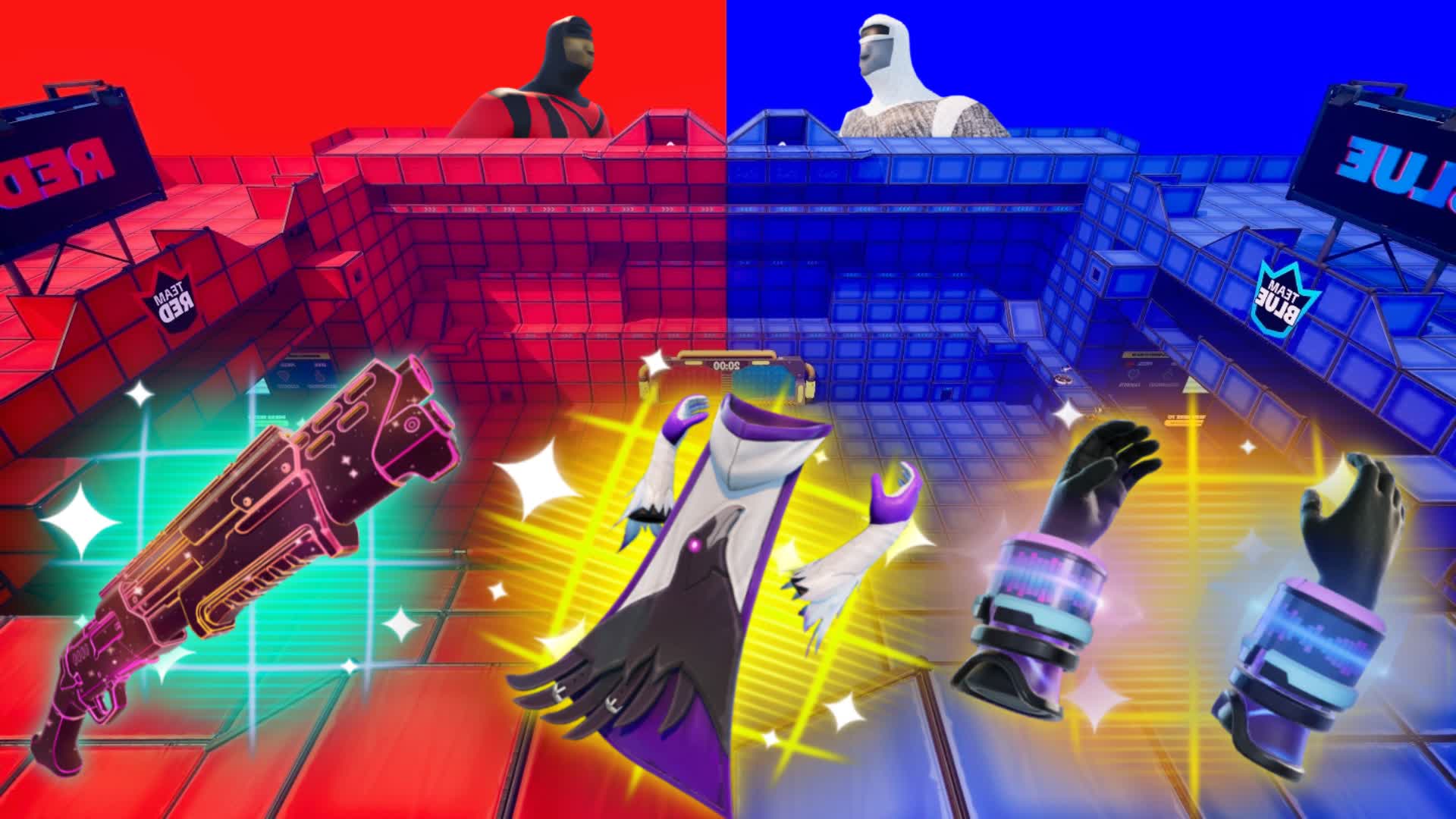 CRAZY RED VS BLUE 🔴🔵WITH EVERY GUN