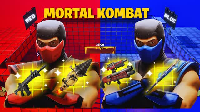RED🔥 VS BLUE❄️ MORTAL KOMBAT🥋