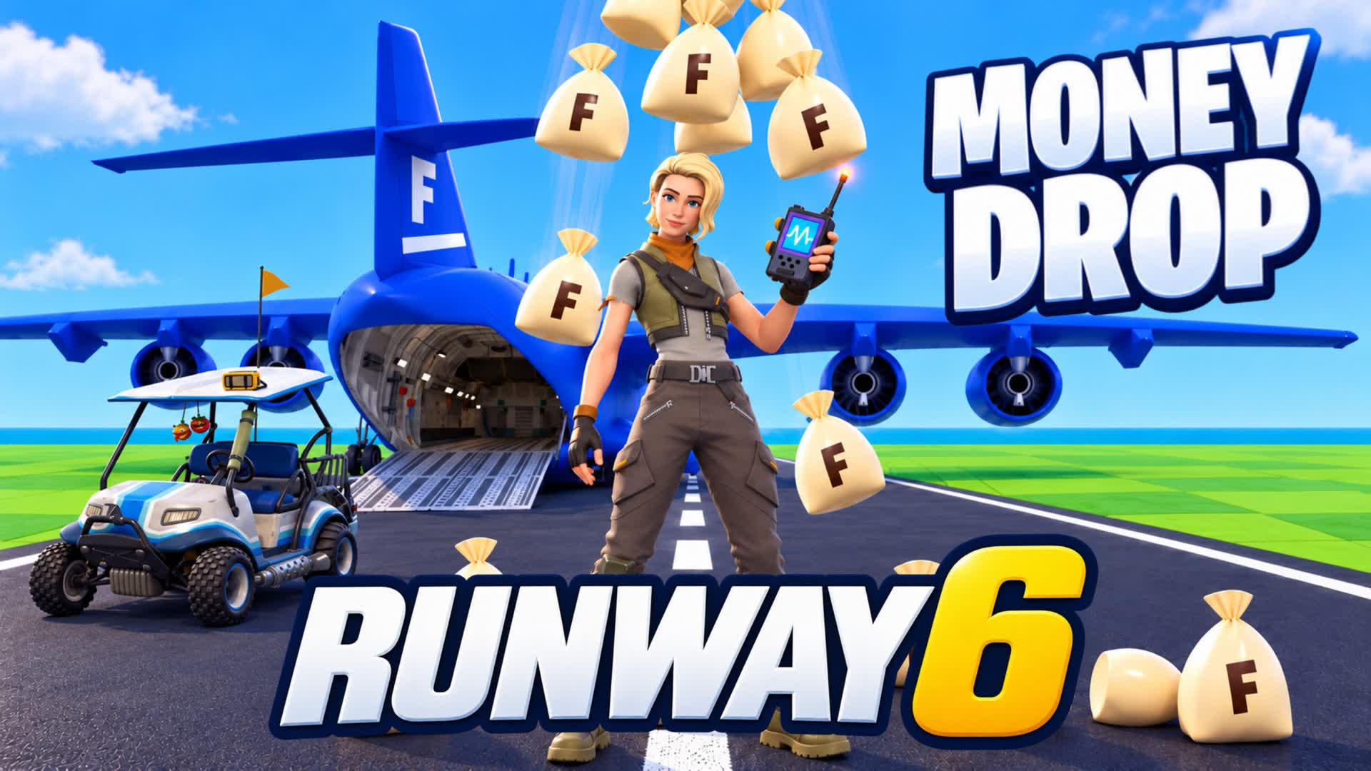 RUNWAY 6, Fortnite island 3389-4852-4578 by easylobby