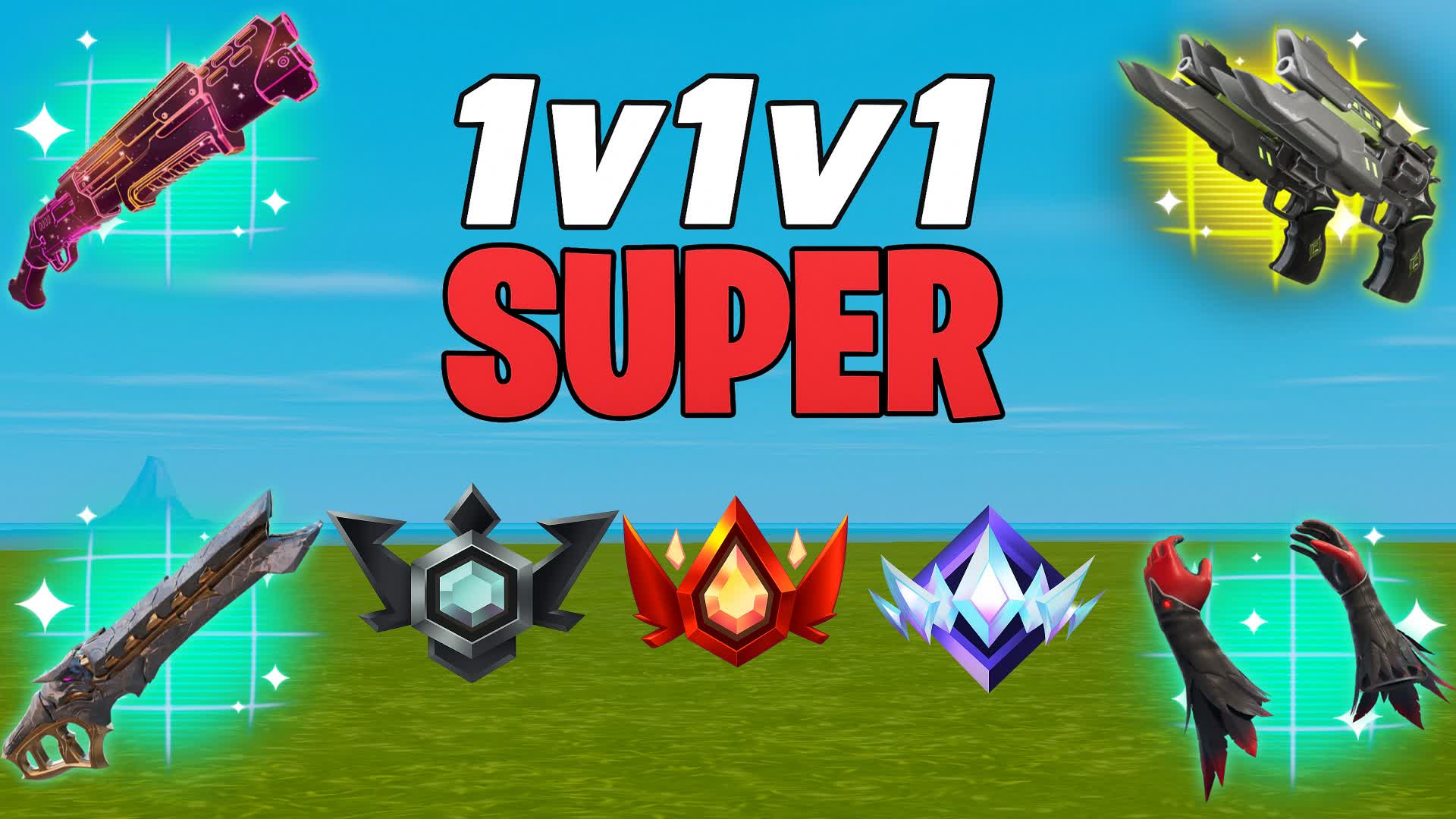 1v1v1 RANKED SUPER 1v1 Realistics FFA
