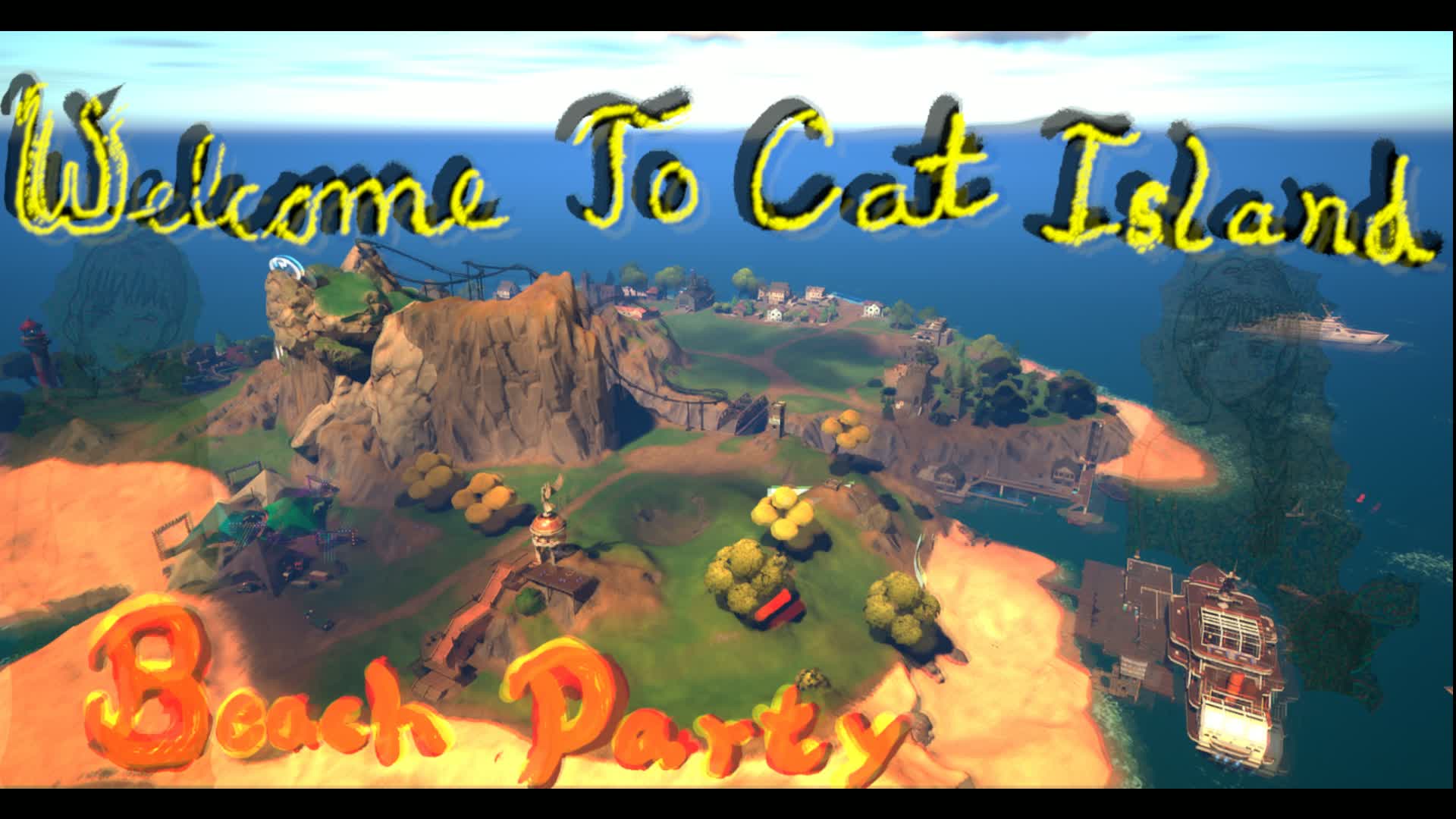 ようこそ 🐱キャットアイランド 🎶 ビーチパーティー❗