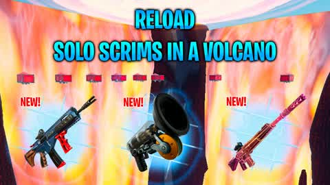 🏆 SOLO SCRIMS RELOAD IN A VOLCANO 🏆