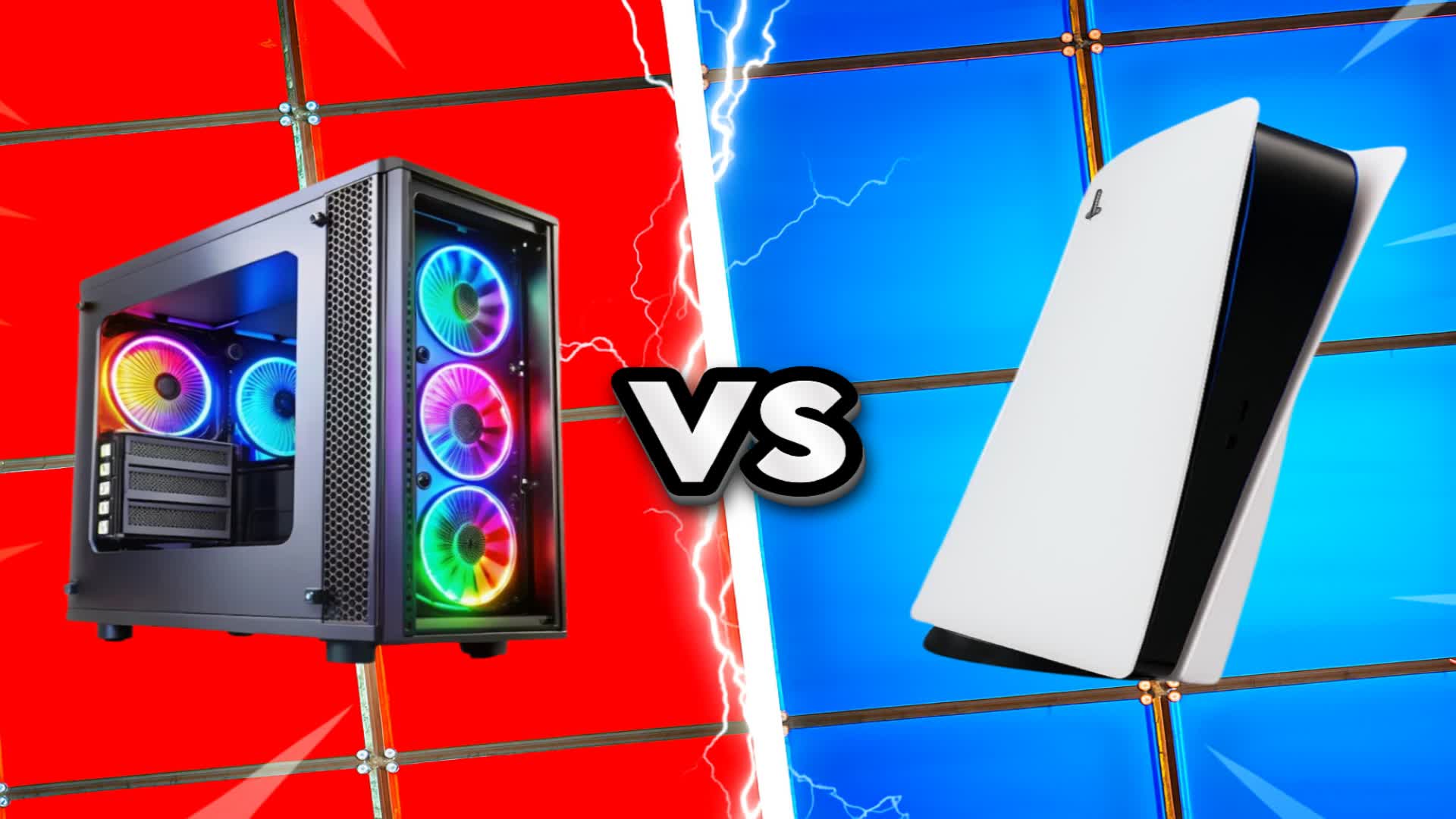 NEW ULTRA PC VS PS5 RED VS BLUE🔴🔵