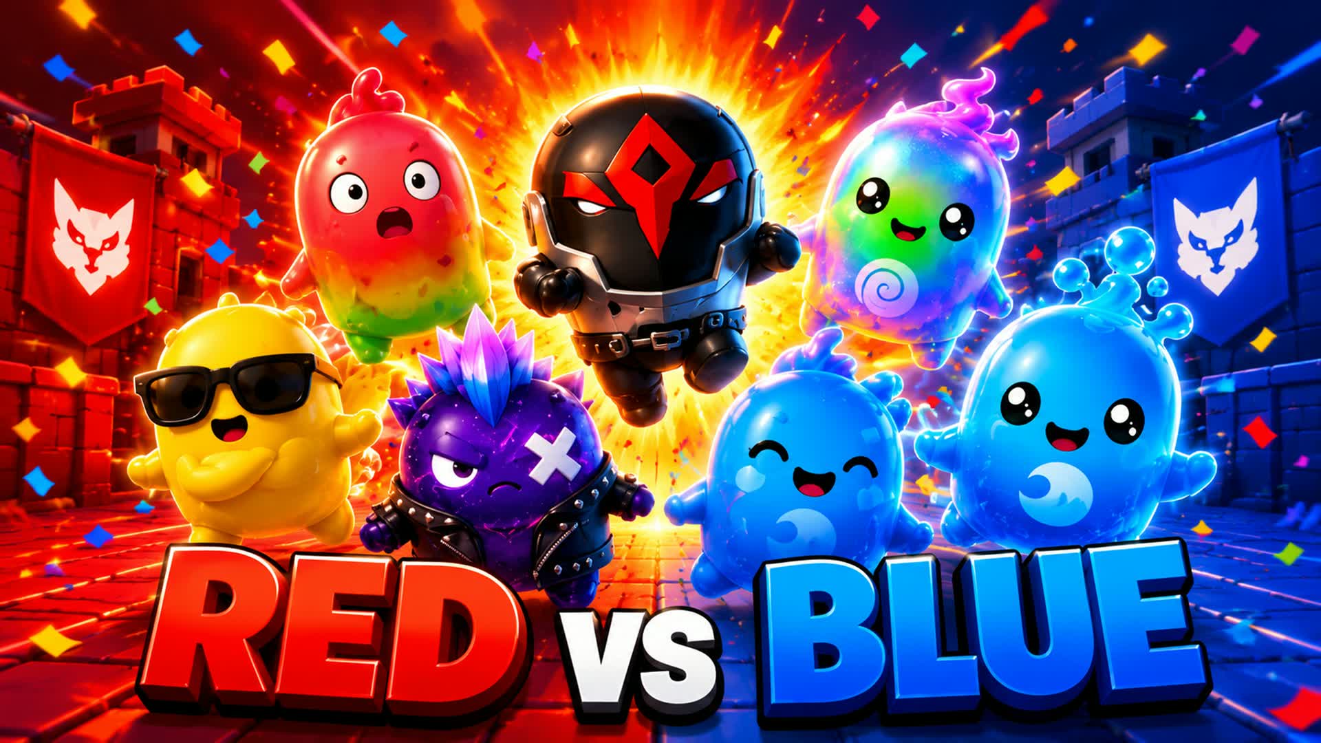 🏆 RED vs BLUE Infinite Fun Wa