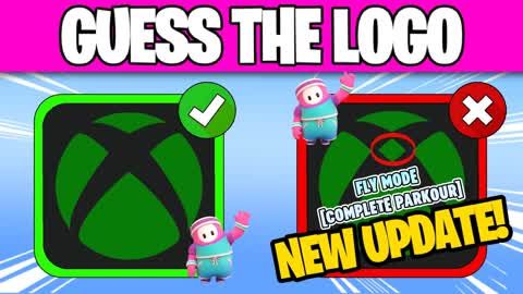 GUESS THE REAL LOGO 🔍PARKOUR MINIGAME