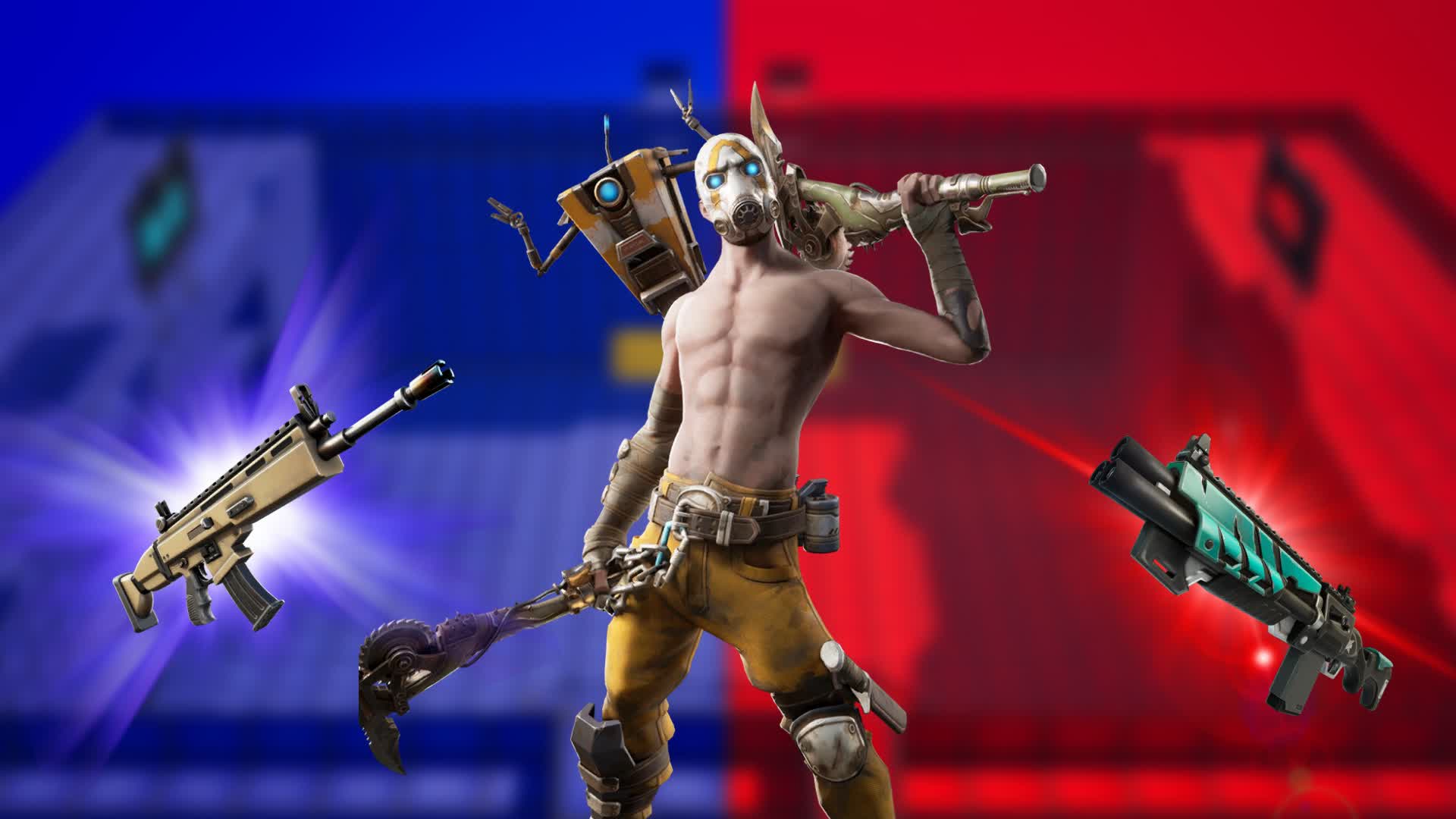 red vs blue psycho map 9169-6289-3012 by mantiscr - Fortnite