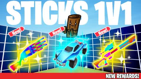 Sticks 1v1 FFA - All Guns and Rides