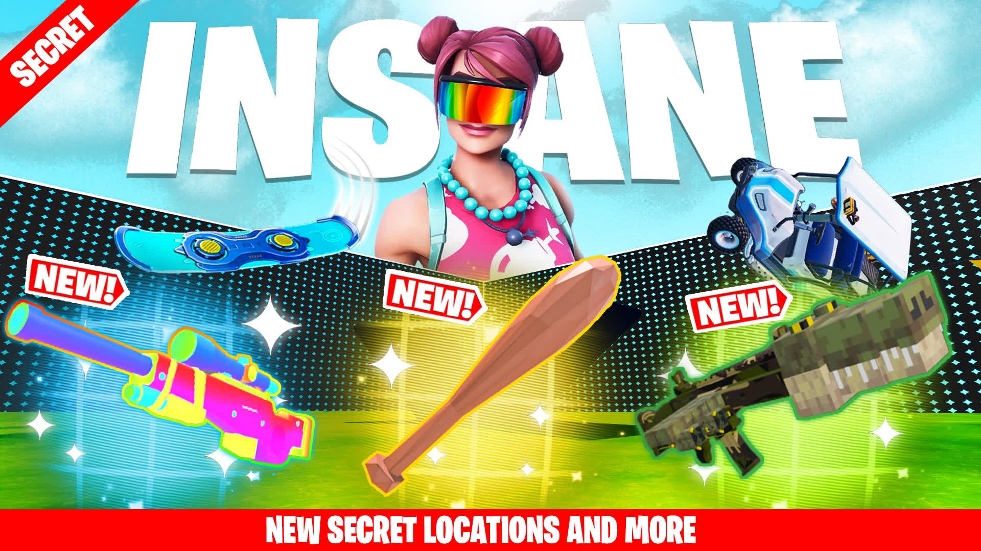 INSANE FFA ⭐ ALL GUNS ⭐ 1V1