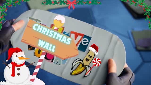 Christmas wall