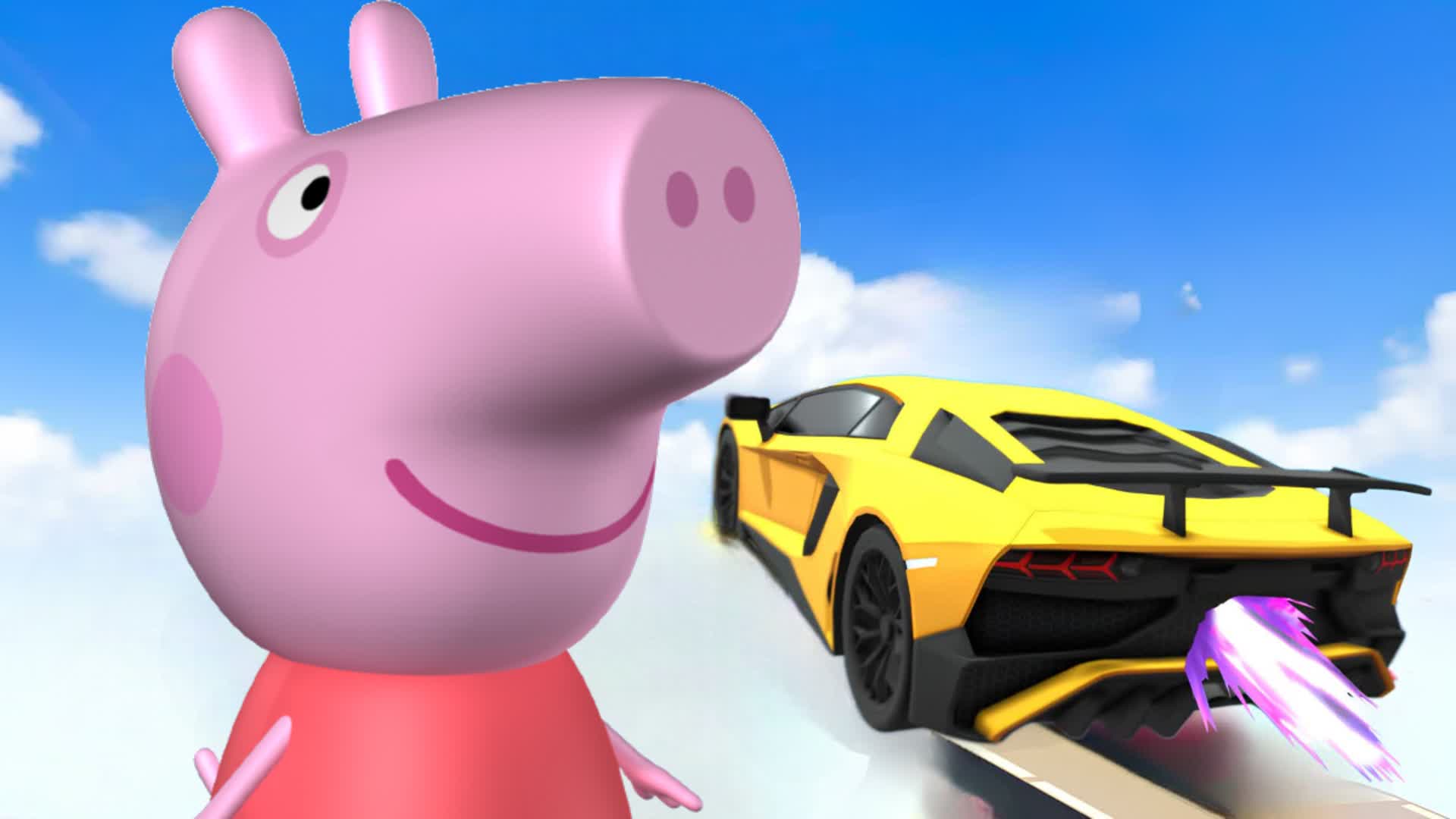 🐷PEPPA PIG MEGA RAMP🐷