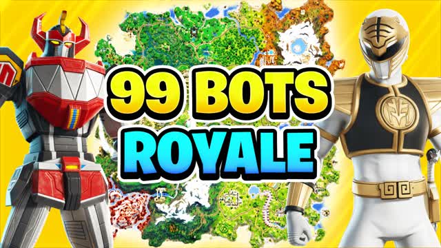 99 BOTS ROYALE BASE WARS ALL GUNS HEROES