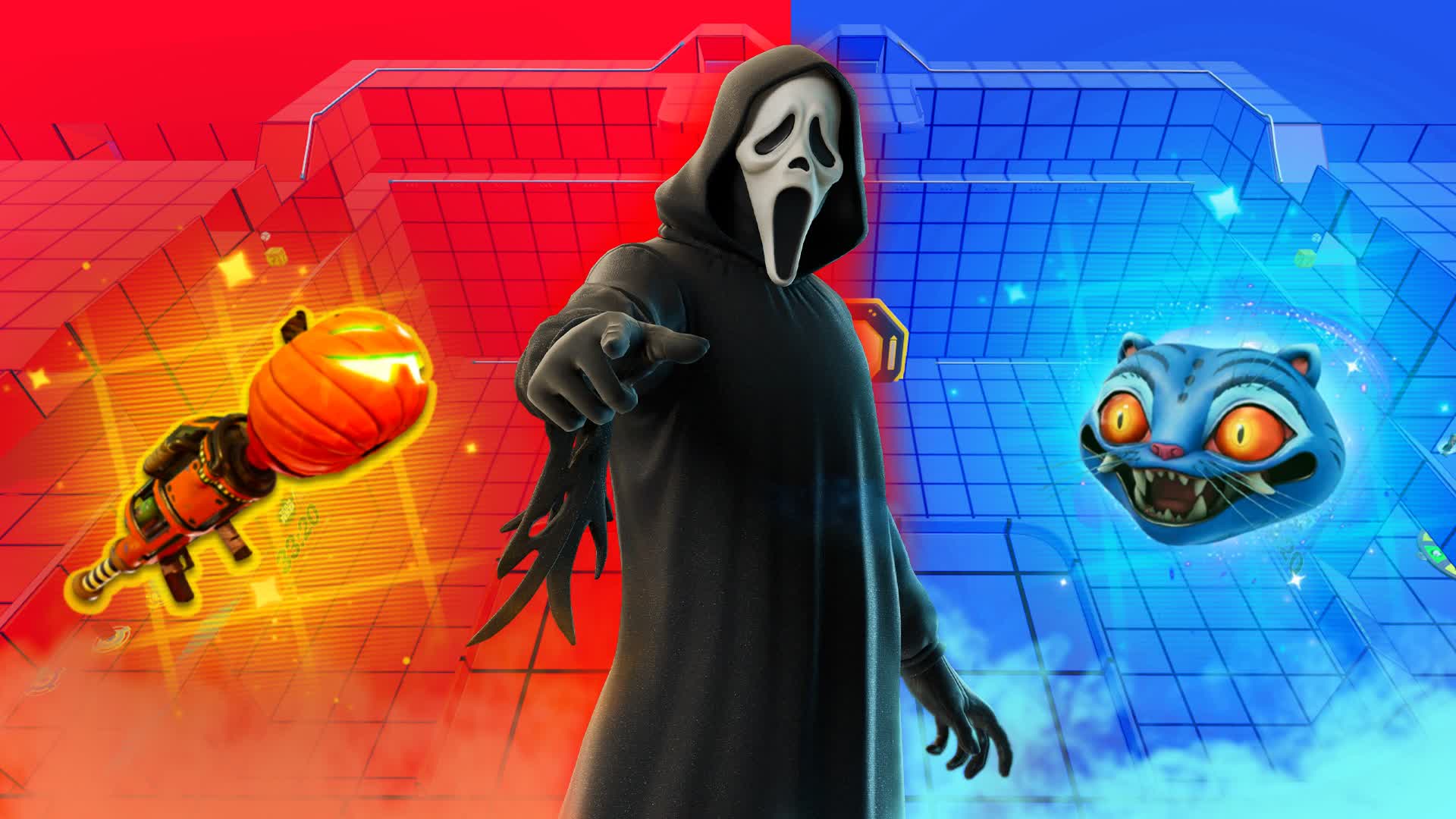 CHAOS SCARYFACE 🎃 KPOP RED VS BLUE🔴🔵