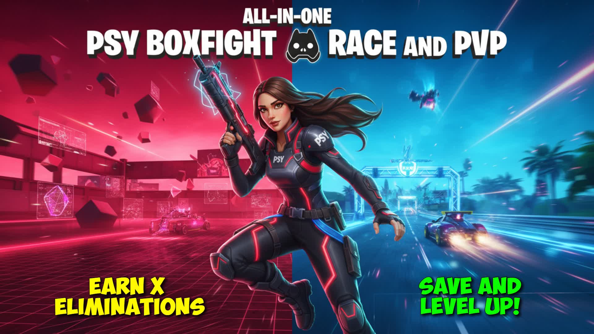 ALL-IN-ONE PSY BOXFIGHT 👽 RACE and PVP