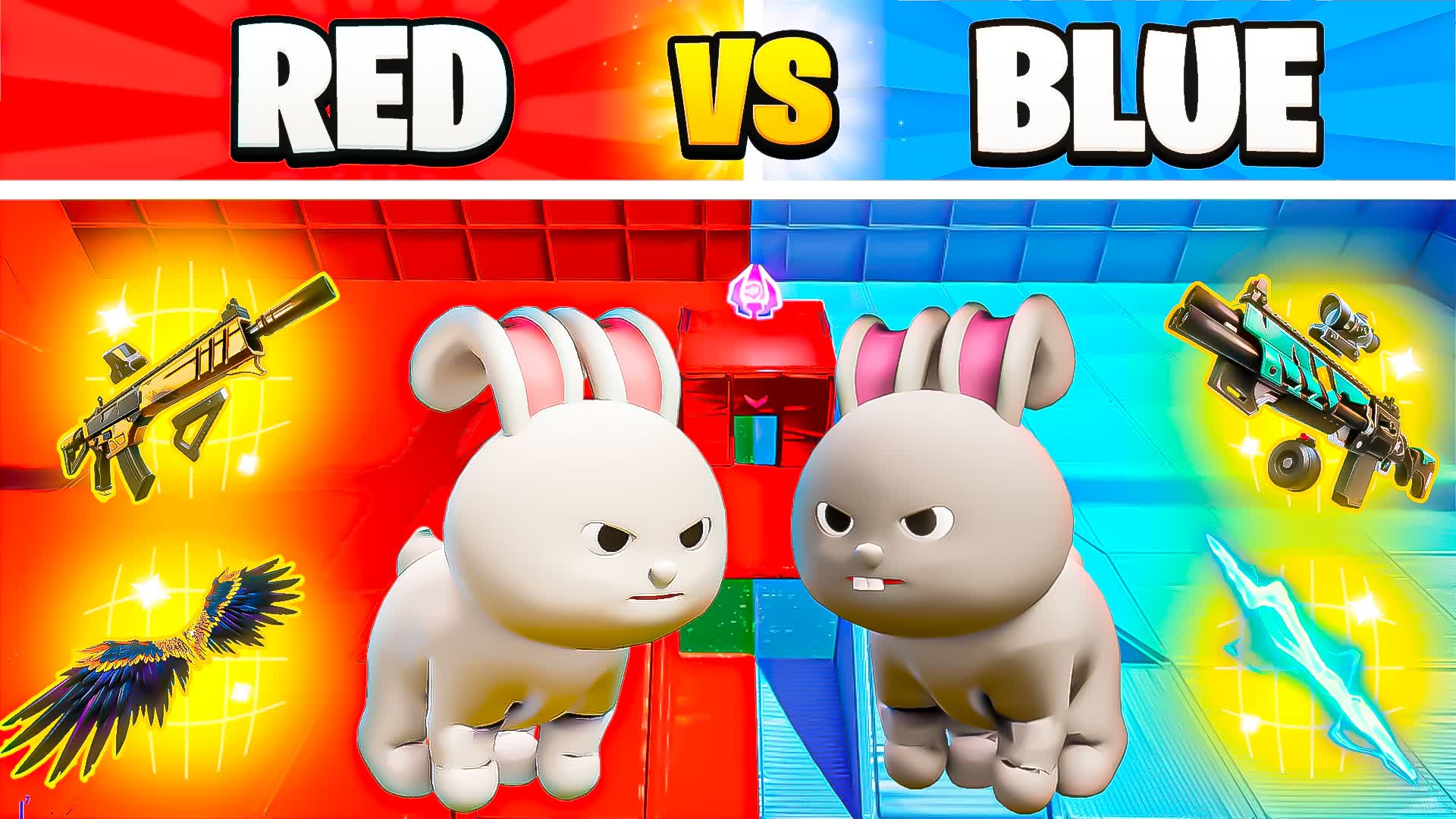 CONSOLE BUNNY VS RABBIT 🔴🔵