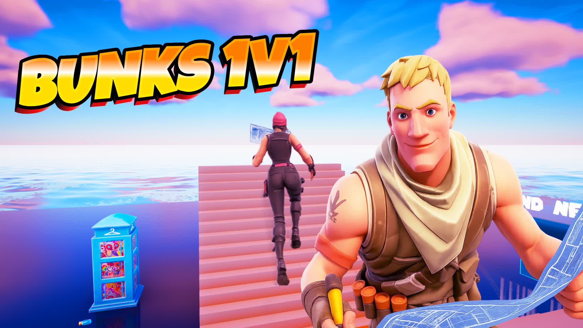 Bunks 1v1 قتال البناء الفائق