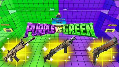 SUPER GREEN VS PURPLE 🟢🟣