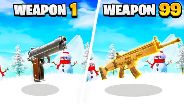 SCARY WINTER INFINITE GUN GAME ❄️