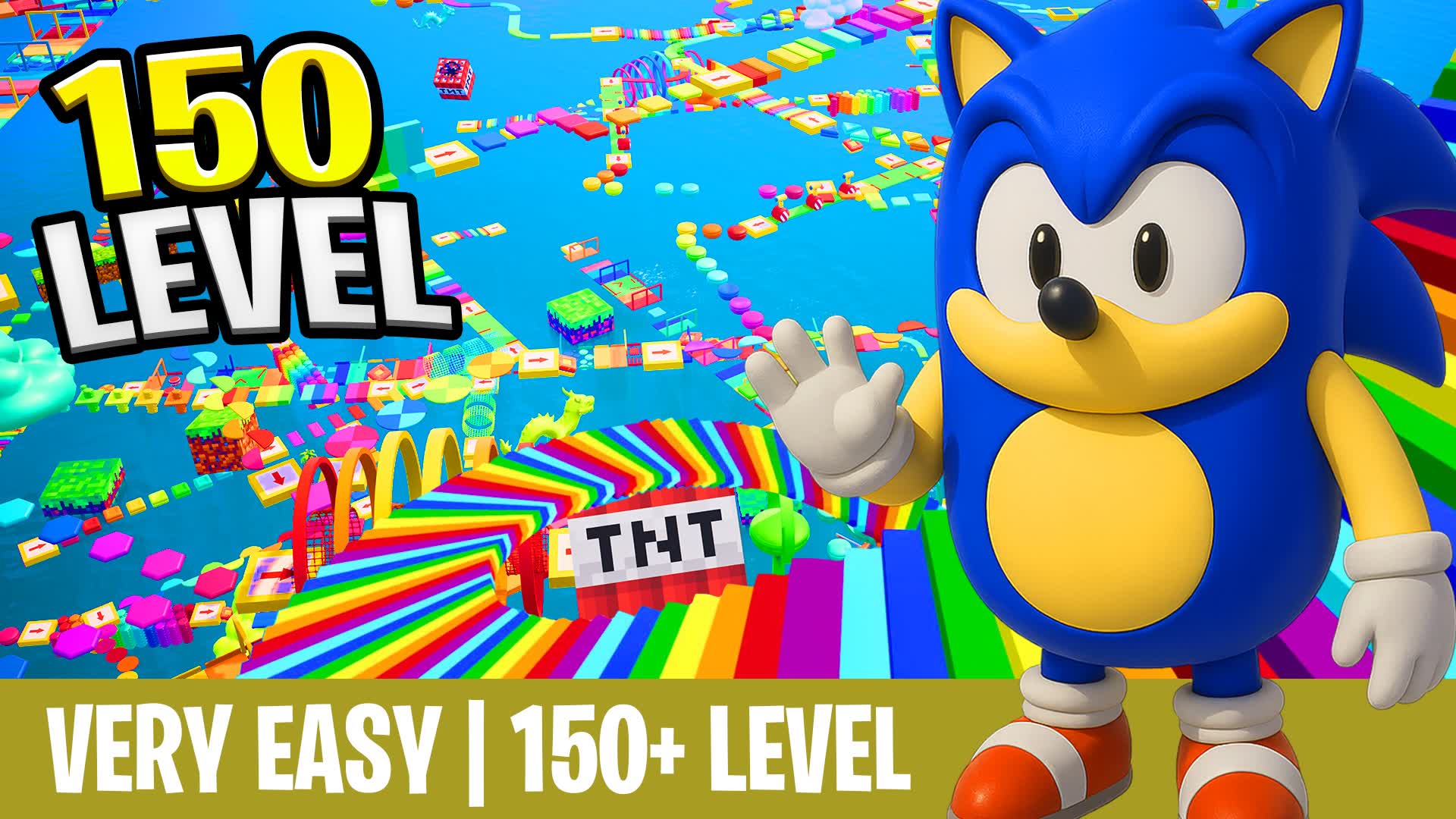🌈PARKOUR 150+ LEVEL🌈 [CHAOS OBBY]