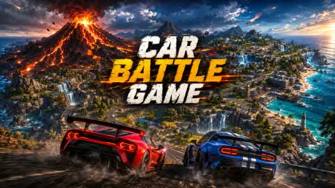 CAR BATLE GAME VOLCANO