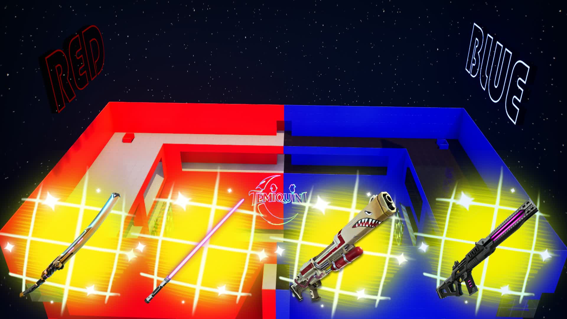 🔵 青対赤 🔴🔵 もう一つの一般的なマップ 🔴