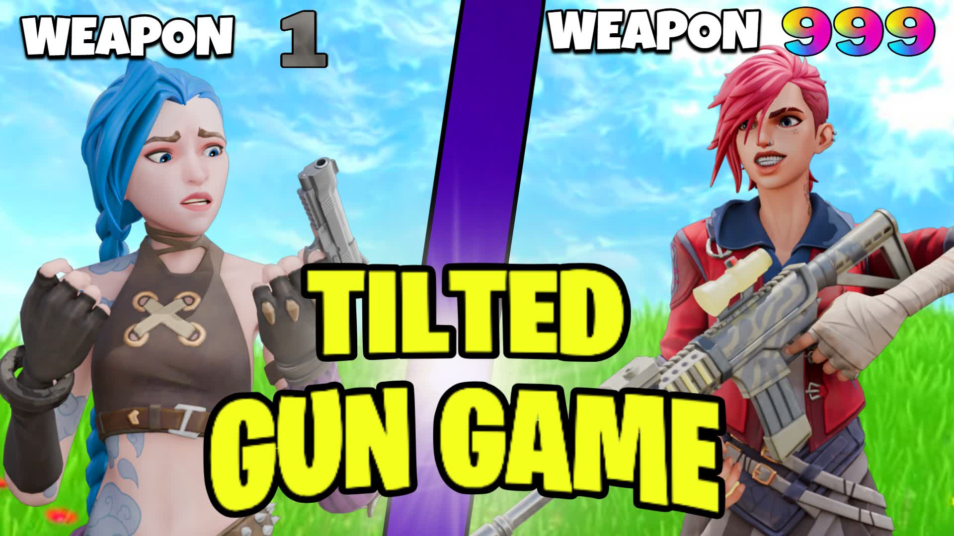 GUN GAME TILTED - 100 WEAPONS 🏆