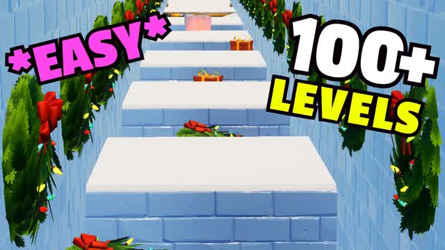 🎁100 Levels Christmas Parkour🎁