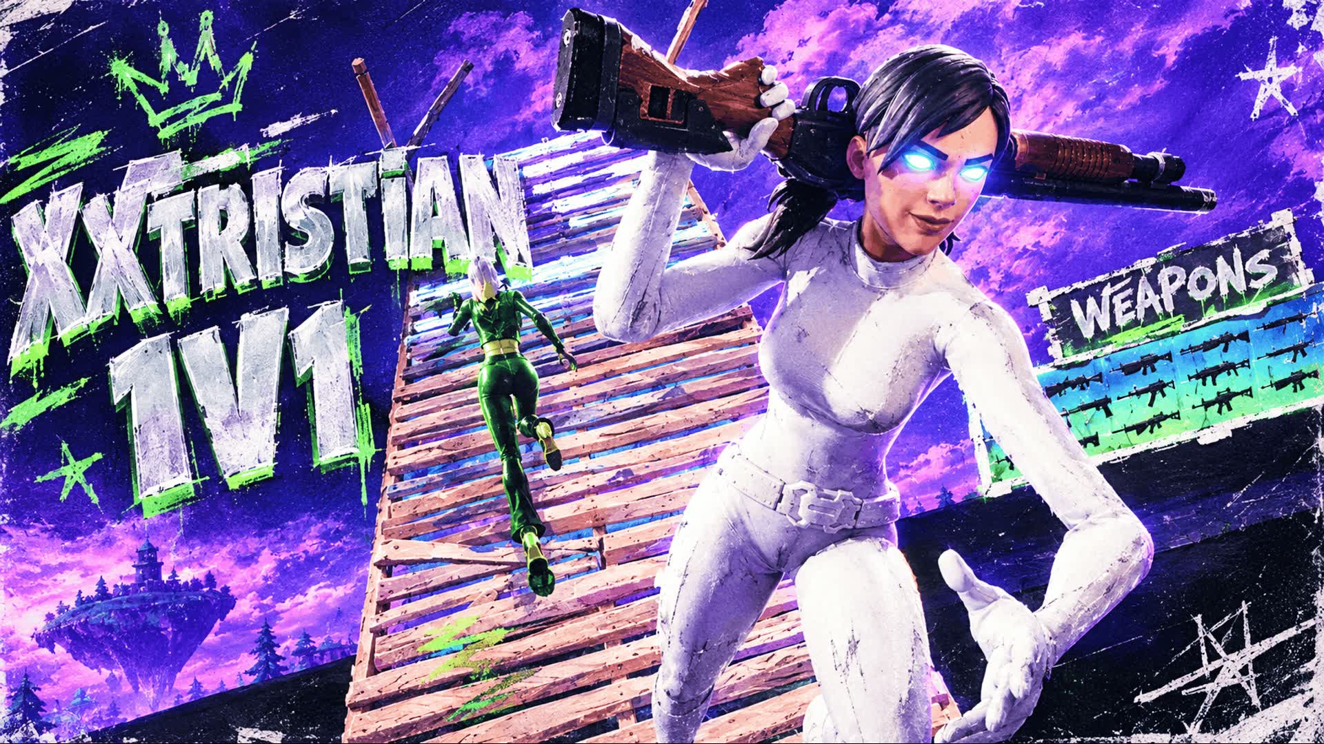 XTRISTIAN 1V1 MAP (200 PUMPS)