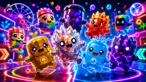 🎮 Red vs Blue 💣 Arena Fight