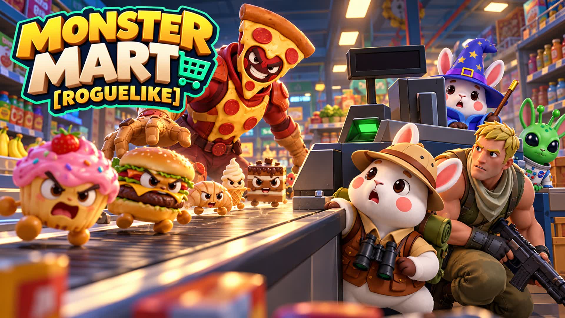 MONSTER MART 👽 [ROGUELIKE]